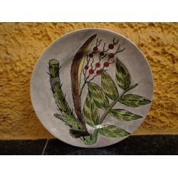 Prato de Parede em Porcelana Ass. Prado