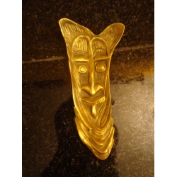 Escultrio Mascara em Bronze